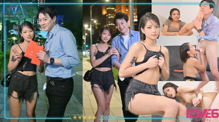 施子涵街头搭讪SEX_挑战痴女口爆驯服